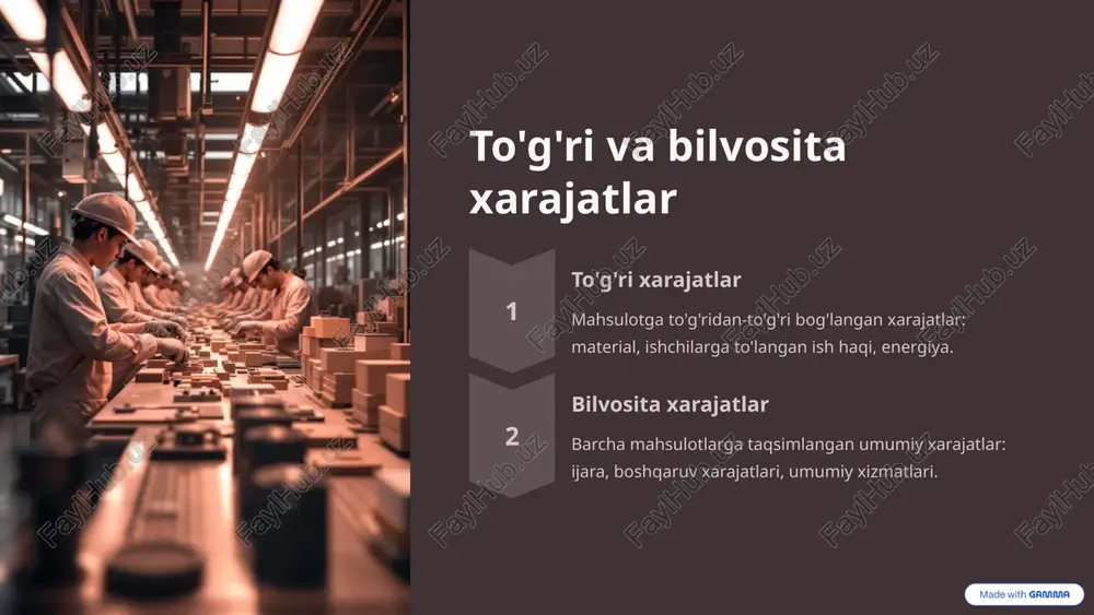 xarajatlar tahlili va turlari - Page 5