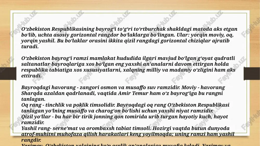 oʻzbekiston bayrogʻi - Page 5