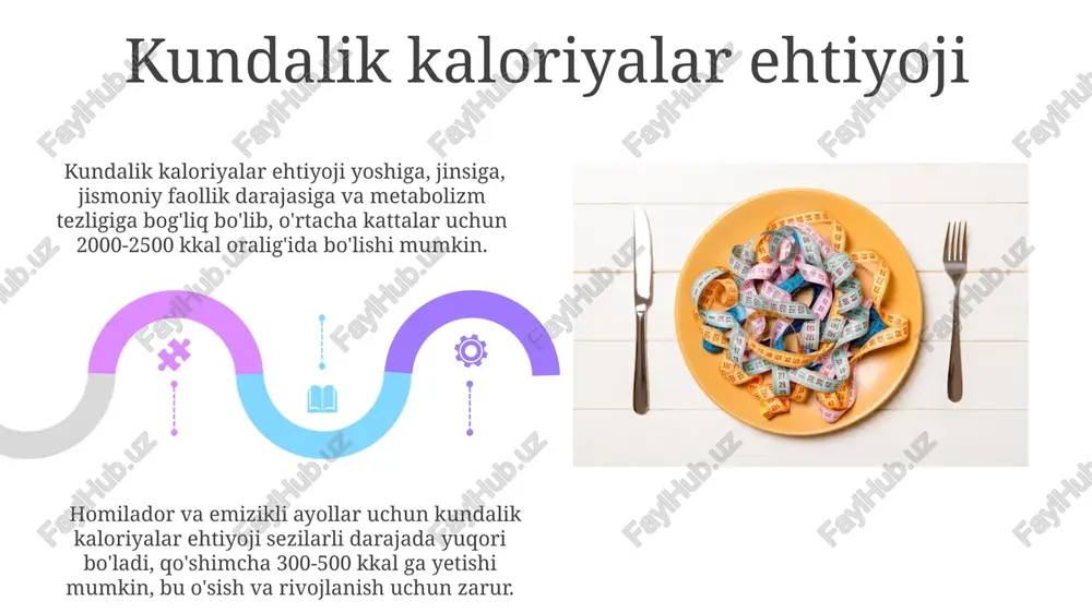 oziq-ovqatning kaloriyali tarkibi - Page 5