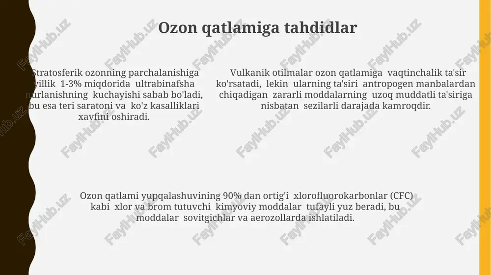 ozonosfera va uni himoyalash - Page 5