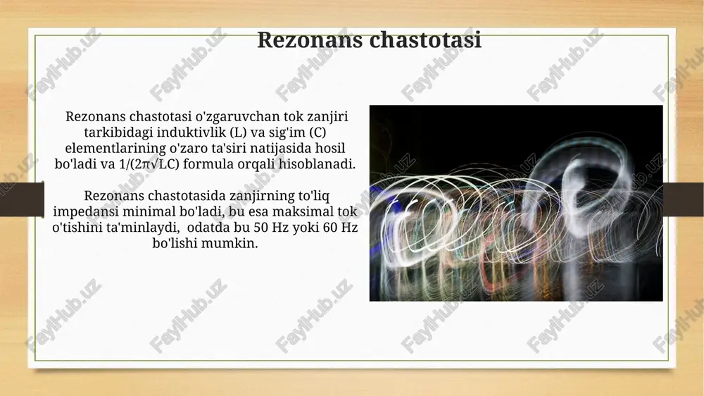 rezonans zanjiridagi rezonans hodisalar - Page 5