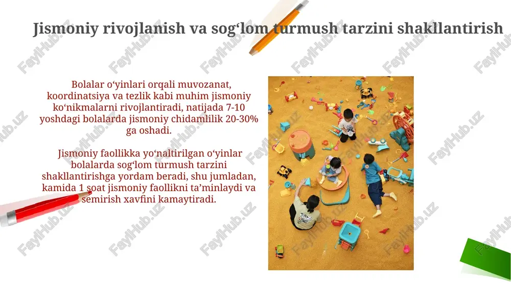 oʻyin - bola tarbiyasining muhim vositasi - Page 5