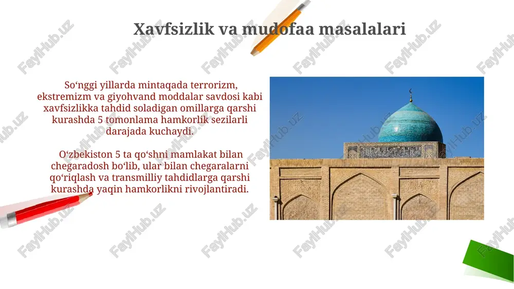 oʻzbekiston markaziy osiyo davlatlari bilan oʻzoro aloqalari - Page 5