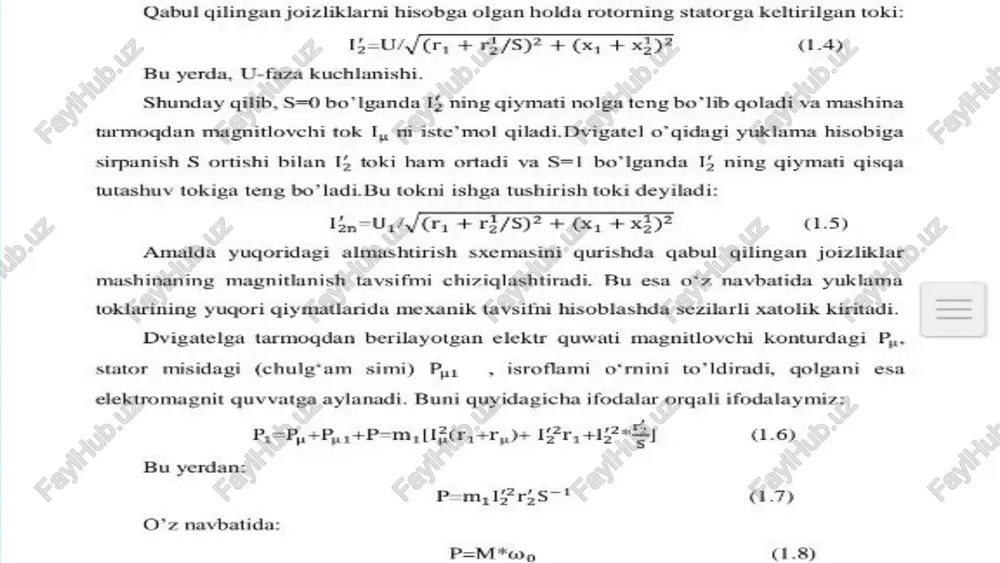 sinxron motorlarining matematik modellari - Page 5