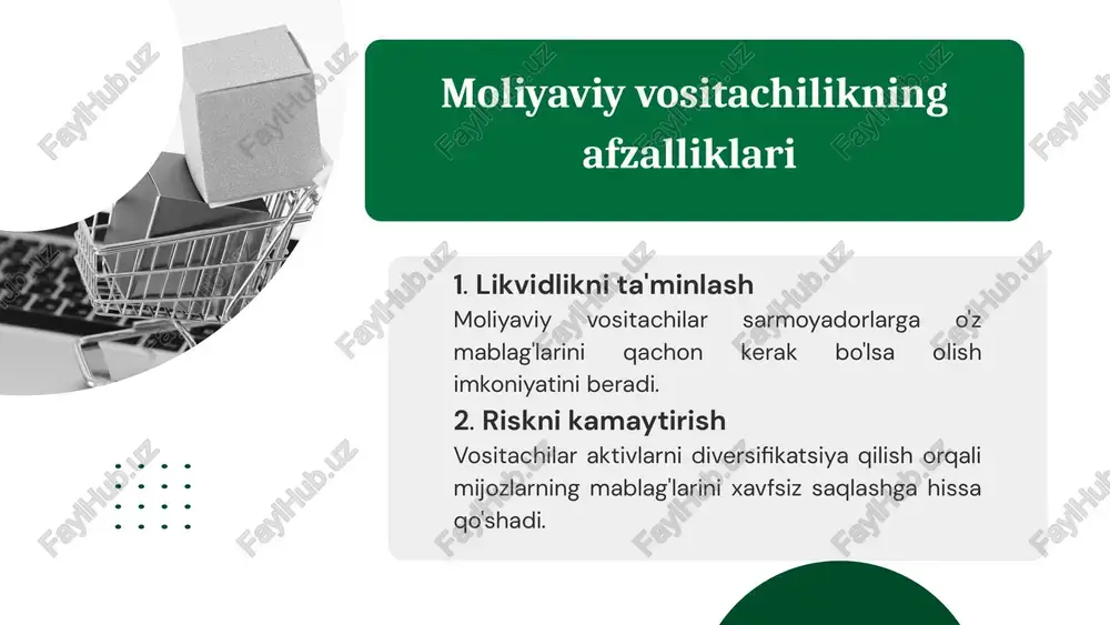moliyaviy vositachilikning afzalliklari - Page 5