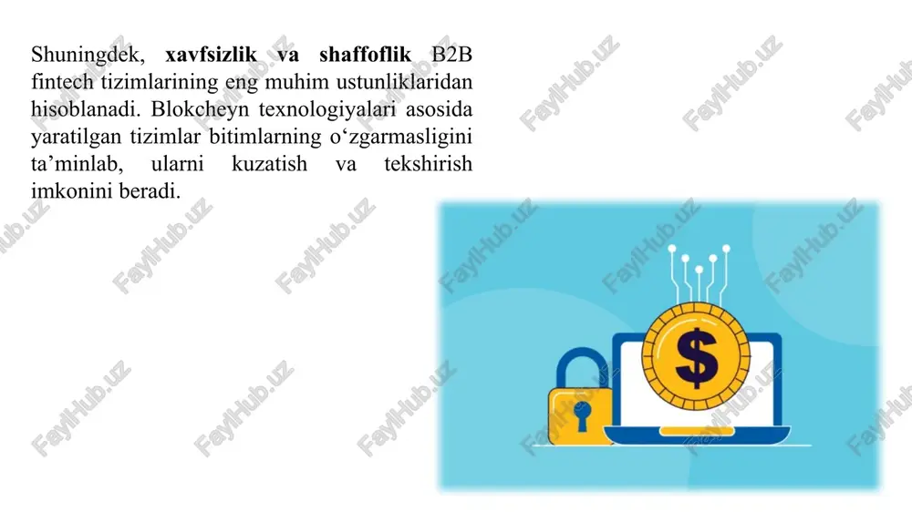 iance) jarayonlarini avtomatlashtiradi, huquqiy yangiliklarni real vaqt rejimida kuzatib boradi va kompaniyalarni ularning faoliyatiga taalluqli qoidalar haqida xabardor qiladi. natijada, korporatsiyalar huquqiy risklarni kamaytiradi va jarimalardan qochadi. e’tiboringiz uchun rahmat! image1.png image2.jpeg image3.jpeg image4.jpeg image5.png image6.jpeg image7.png image8.png image9.png image10.png image11.jpeg image12.png image13.jpeg image14.png image15.png image16.jpeg image17.jpeg print /docprops/thumbnail.jpeg