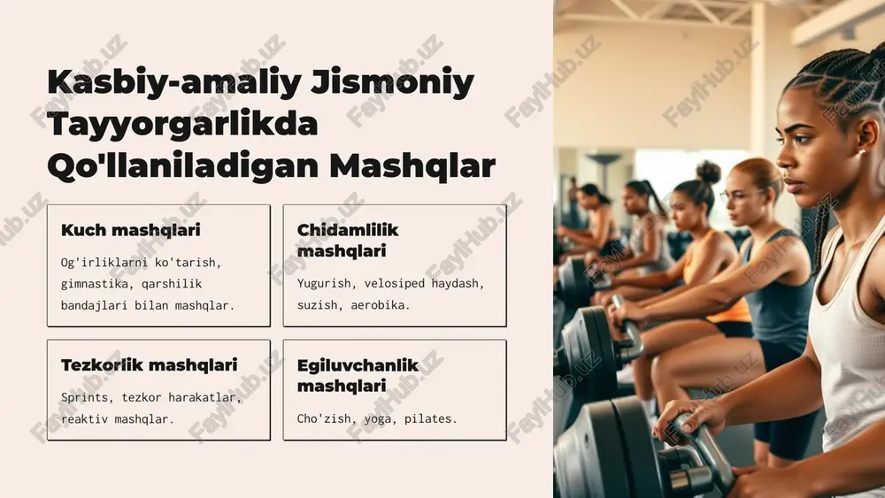 kasbiy-amaliy jismoniy tayyorgarlik - Page 5