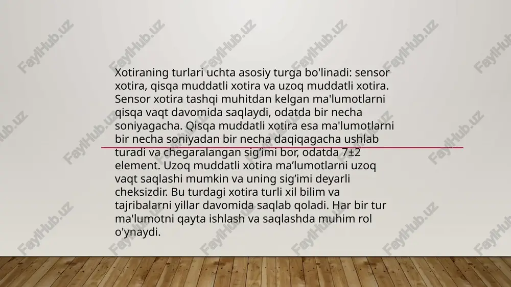 xotira haqida umumiy tushuncha - Page 5