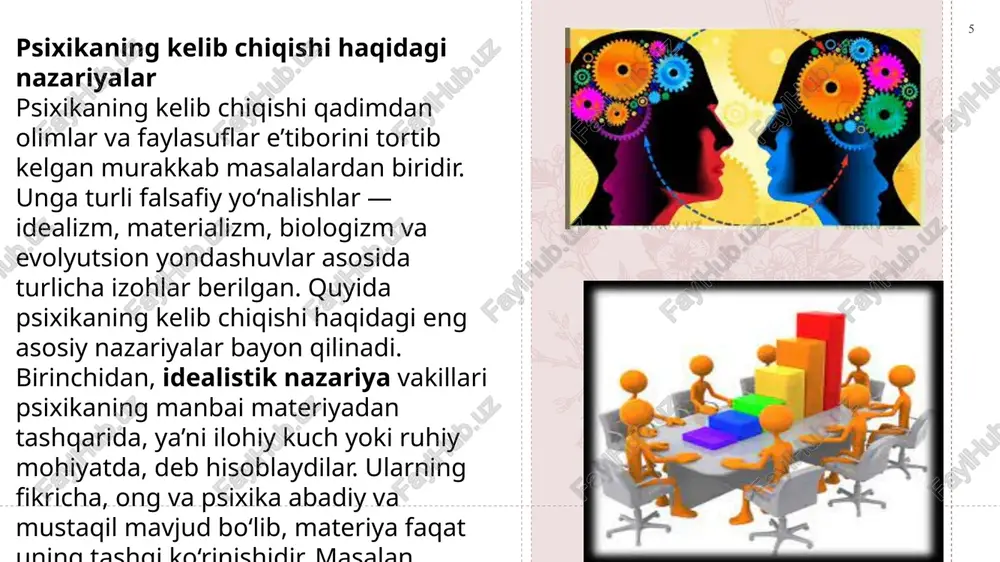 psixikasining evolyutsiyasi va kelib chiqish - Page 5