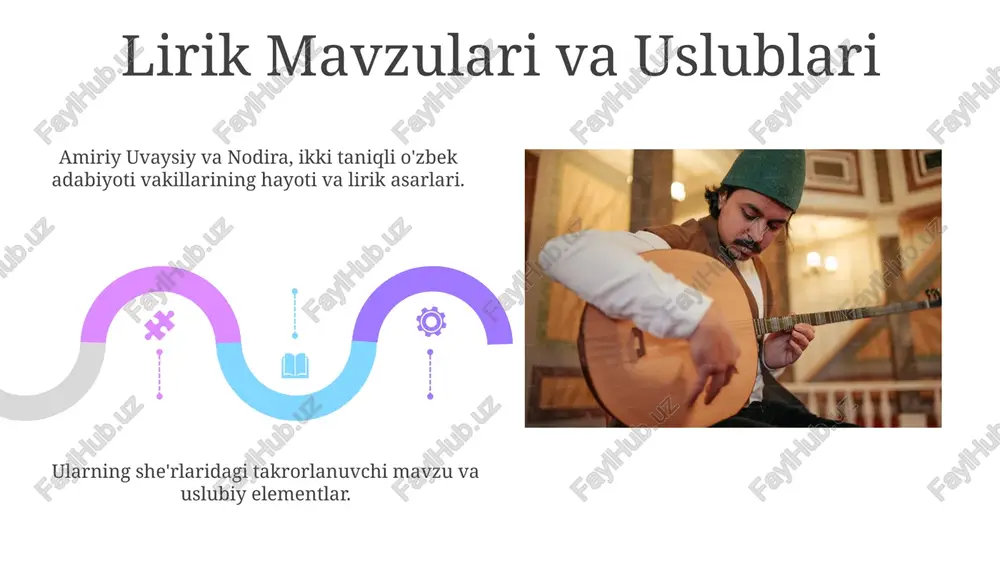 amiriy uvaysiy va nodira hayoti va ijodi lirikasi - Page 5