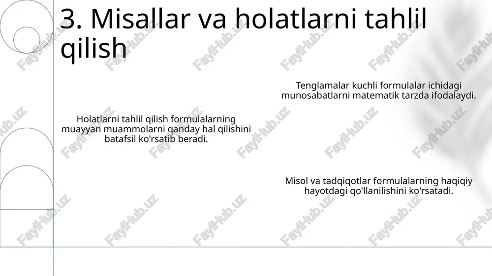 teng kuchli formulalariga doir tenglamalar - Page 5