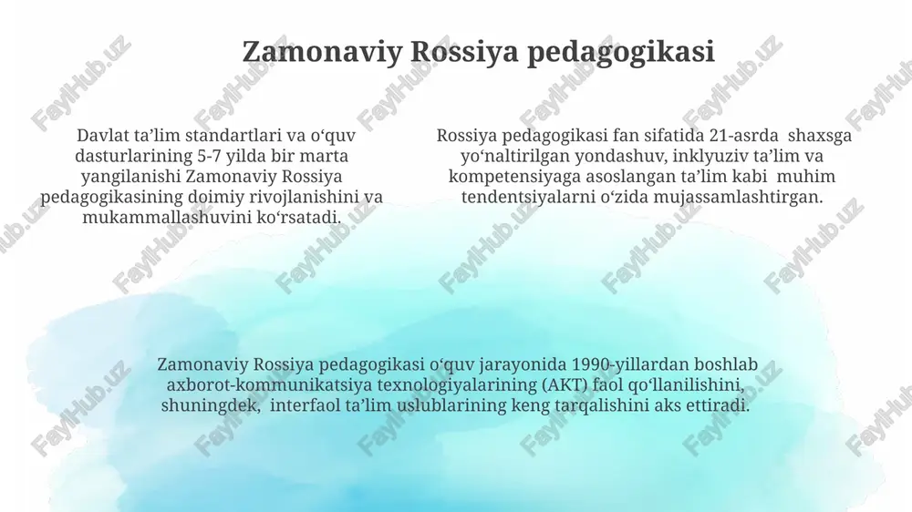 rassiyada gospital pedagogika fanining rivojlanish tarixi - Page 5