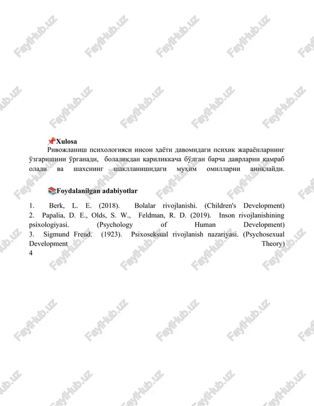 rivojlanish psixologiyasi - Page 5