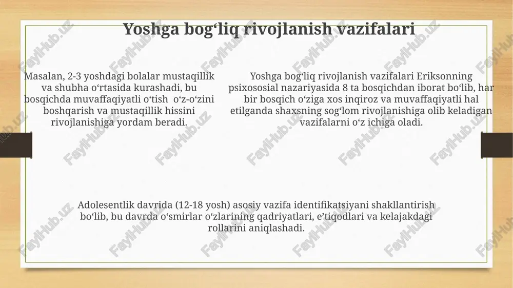 maktab yoshidagi bolalar rivojlanishi - Page 5