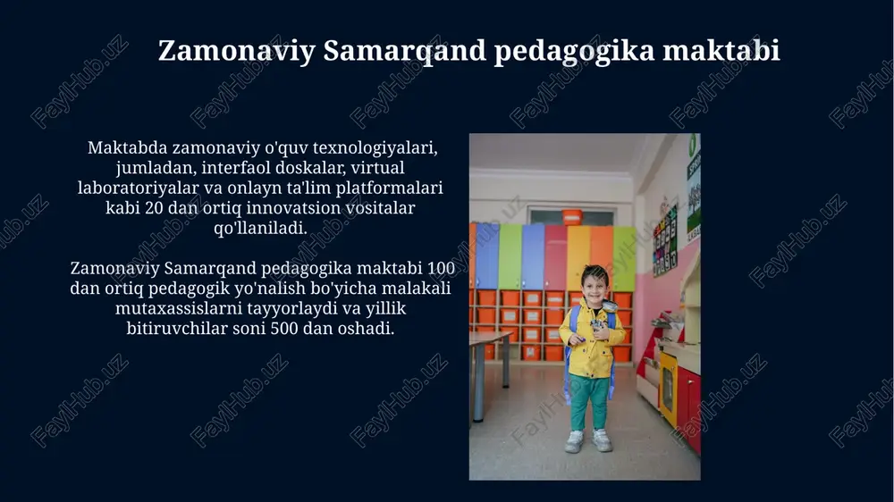 samarqand pedagogika maktabi: kecha, bugun va ertaga - Page 5