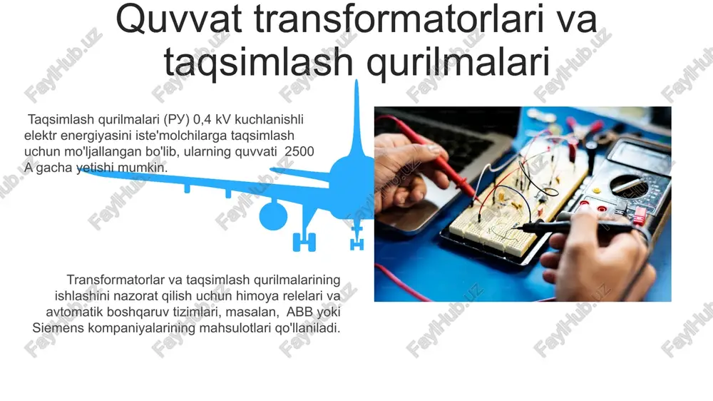 sanoat korxonasining elektr qismi uchun loyiha hujjatlari - Page 5