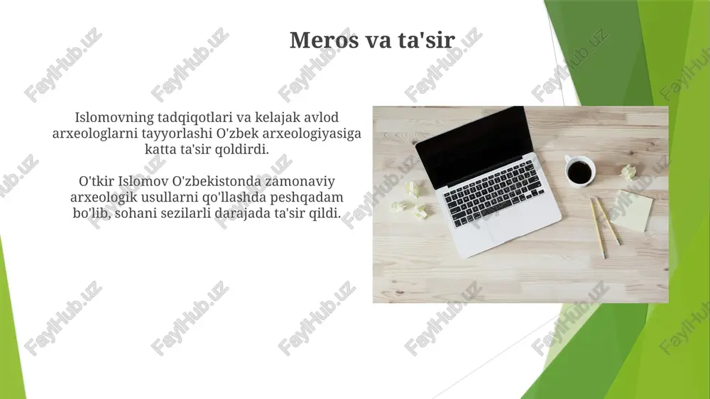 o'tkir islomovning arxeologiya sohasidagi faoliyati - Page 5