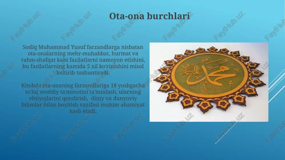 "baxtiyor oila" asarining islom qadriyatlarining talqini - Page 5