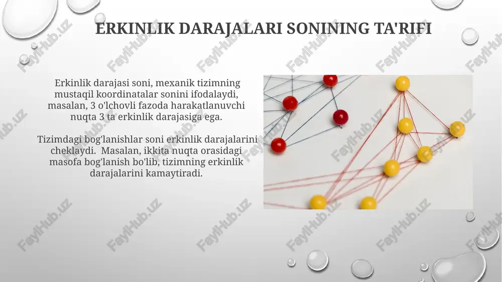 tizimning erkinlik darajalarini aniqlash usullari - Page 5
