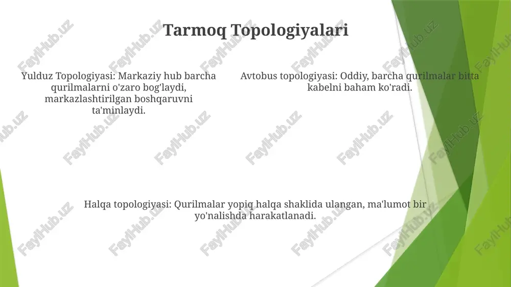 kompyuter tarmoqlari va ularning turlari - Page 5