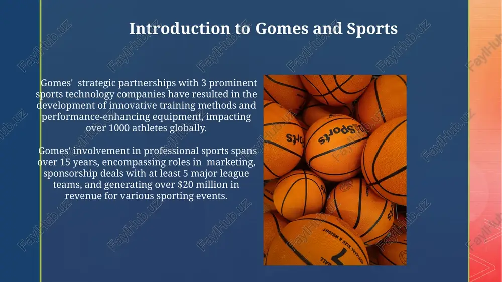 gomes' philanthropic sporting initiatives - Page 5