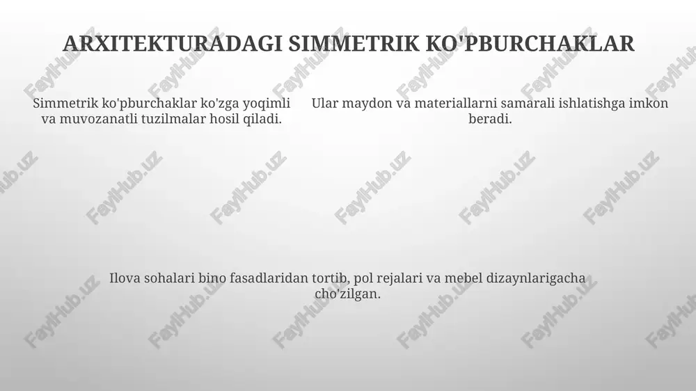 simmetrik koʻphadlarining tatbiqlari - Page 5