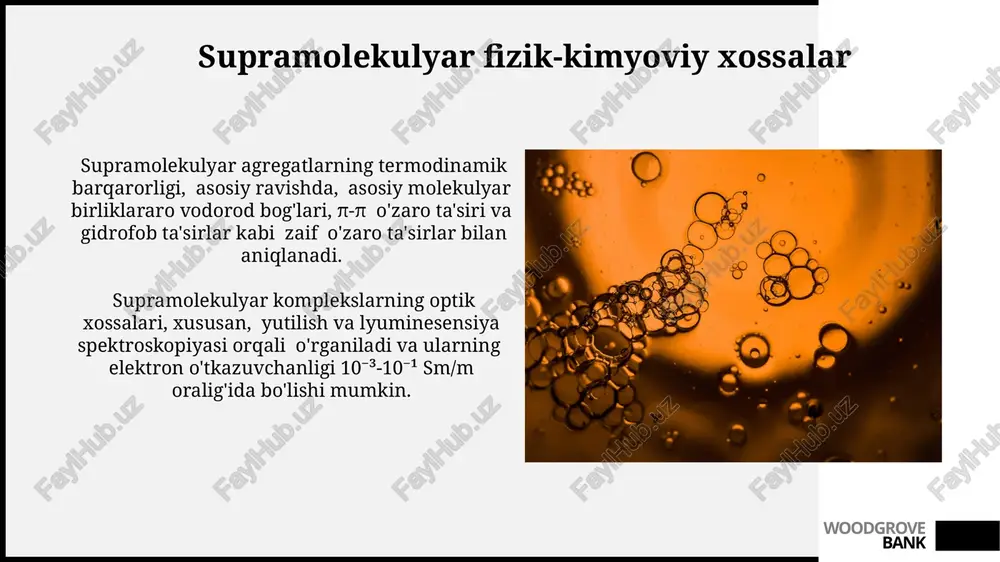 supramolekulalar fizik kimyoviy xossalari - Page 5