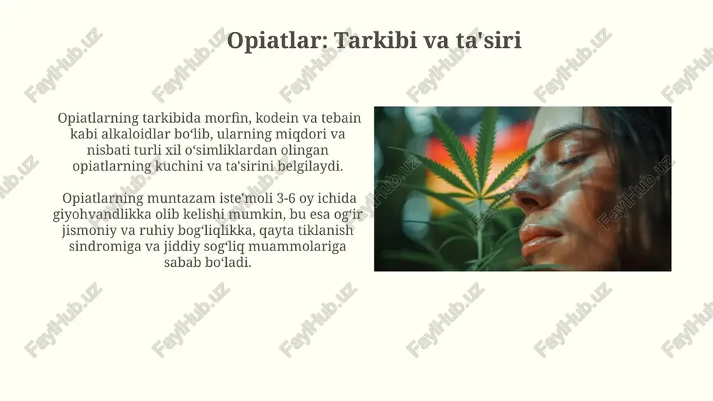 tabiiy va sintetik narkotik vositalar - Page 5