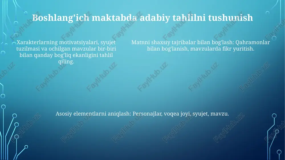adabiy tahlilni o'qitish - Page 5