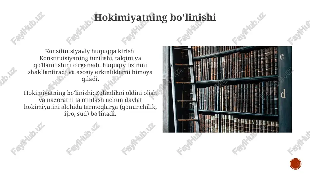 konstitutsiyaviy huquq faniga kirish - Page 5