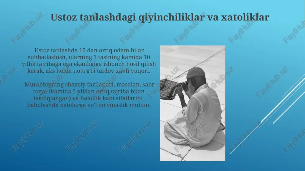 tasavvuf ta'limotidagi ustoz va shogird an'analarining qo‘llanishi masalalari - Page 5