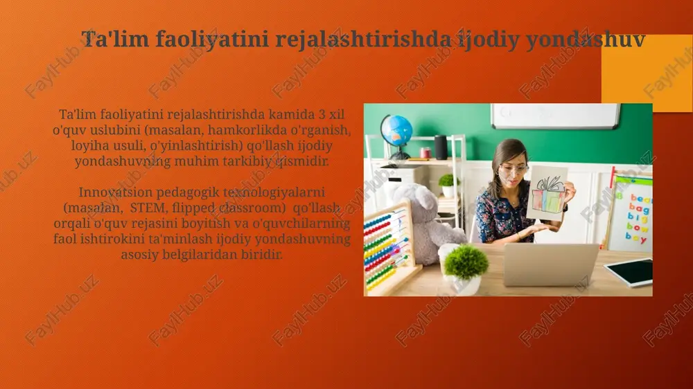 taʼlimiy faoliyat ishlanmalar tuzishda pedagogning kreativligi - Page 5