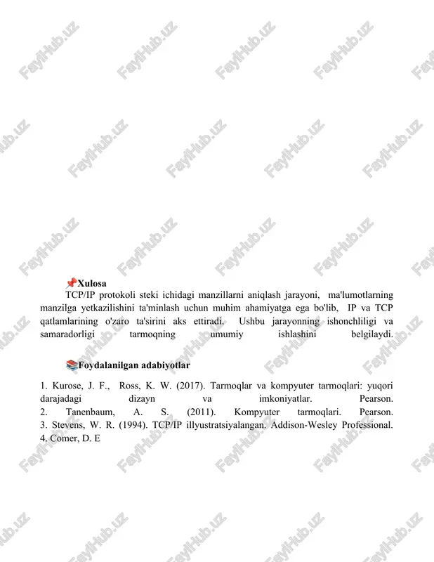 tcp/ip protokollar stekida manzillash - Page 5
