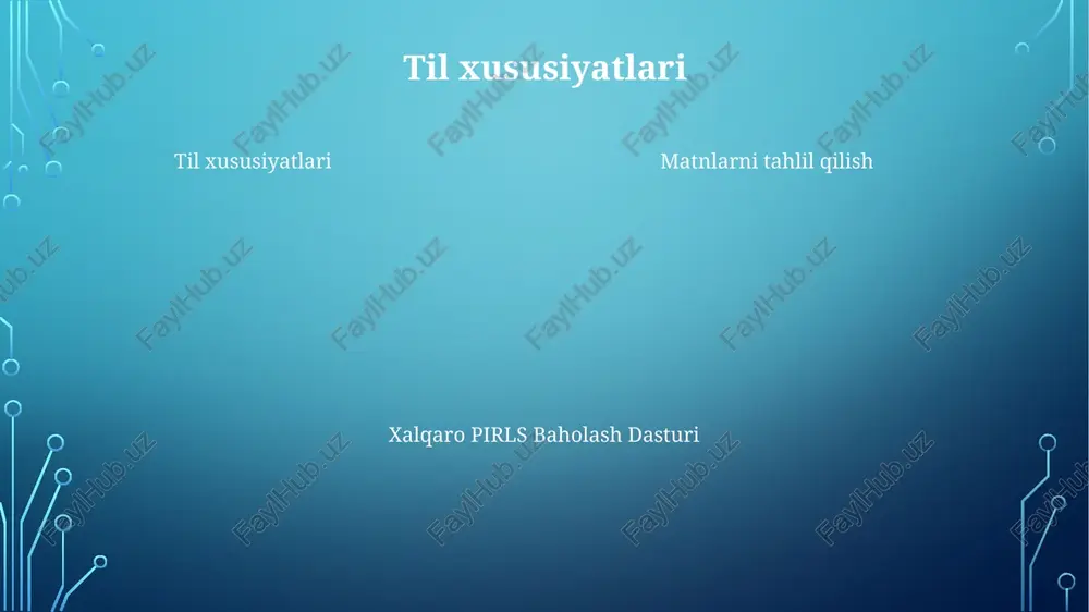 pirls baholash umumiy ko'rinishi - Page 5