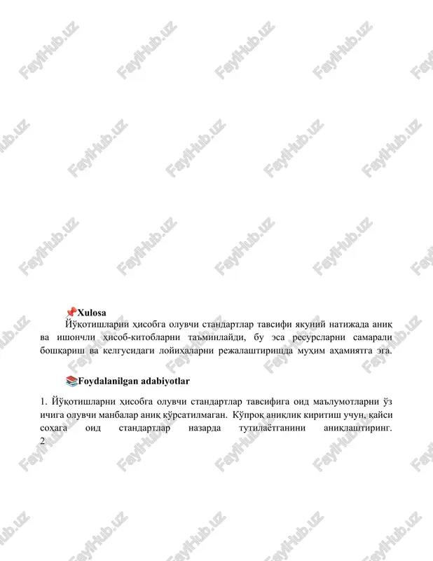 tushumlarni hisobga oluvchi standartlarning tavsifi - Page 5