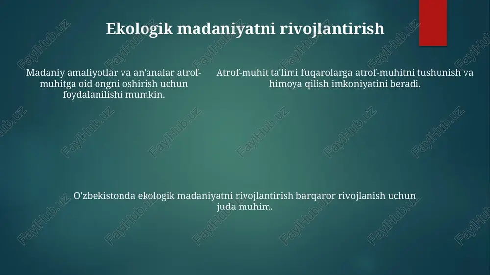 ekologik tarbiya va madaniyat - Page 5