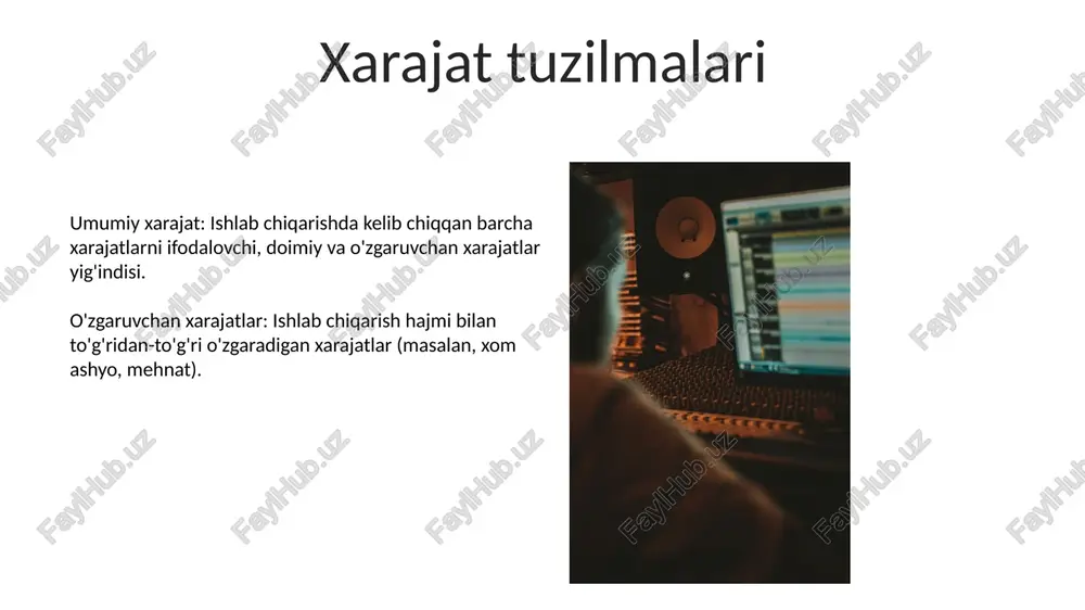 ishlab chiqarish va xarajatlar - Page 5