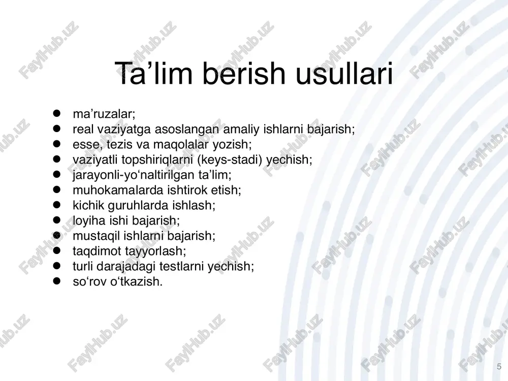 moslashtirish, ijtimoiy-iqtisodiy va demografik sohalarda statistikaning zamonaviy usullarini joriy etish zarurati mavjud. 16 statistik ma’lumotlarning muhim manbai: www.stat.uz jahon iqtisodiyotidagi eng asosiy risklar 17 17 ishsizlikning yuqoriligi yevrohududidagi inqiroz byudjet xarajatlarining qisqarishi jahon iqtisodiyoti oʻsishining sekinlashishi fond bozorlaridagi nobarqarorlik sanktsiyalar urushi (rossiya – aqsh – yei) oʻzbekiston respublikasining milliy statistika tizimini takomillashtirishning quyidagi ustuvor yoʻnalishlari  statistika organlarini talab yuqori boʻlgan, sifatli va ishonchli ma’lumotlarni shakllantirishga, statistika ma’lumotlarining shaffofligi va oshkoraligini oshirishga qaratilgan professional mustaqil xizmatga aylantirish;  statistika sohasida yagona siyosatni amalga oshirishga qaratilgan vakolat va majburiyatlarni mustahkamlash orqali oʻzbekiston respublikasi davlat statistika qoʻmitasi huzuridagi statistika kengashining toʻliq faoliyat koʻrsatishini ta’minlash;  ilgʻor axborot-kommunikatsiya texnologiyalaridan keng foydalangan holda statistika axborotlarini yigʻish, qayta ishlash, tahlil qilish, nashr etish va saqlash boʻyicha yaxlit tizimni tashkil etish;  rasmiy statistikani ishlab chiqarish, tarqatish va muvofiqlashtirish maqsadida mamlakatning butun milliy statistika tizimi doirasida qoʻllaniladigan uslubiy asoslar va boshqaruv tamoyillarini takomillashtirish; 18 oʻzbekiston respublikasining …