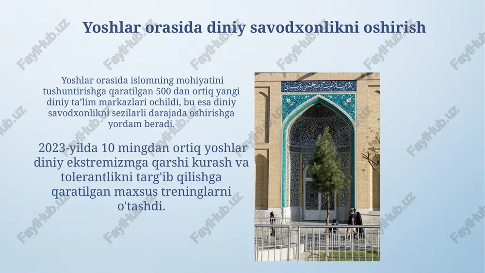 yangi o'zbekistonda amalga owirilayotgan ma'naviy o'zgariwlar - Page 5