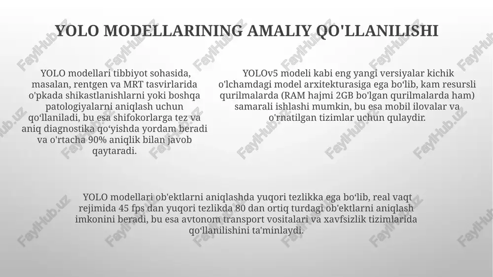 yolo modellarini o'rgatish usullari - Page 5