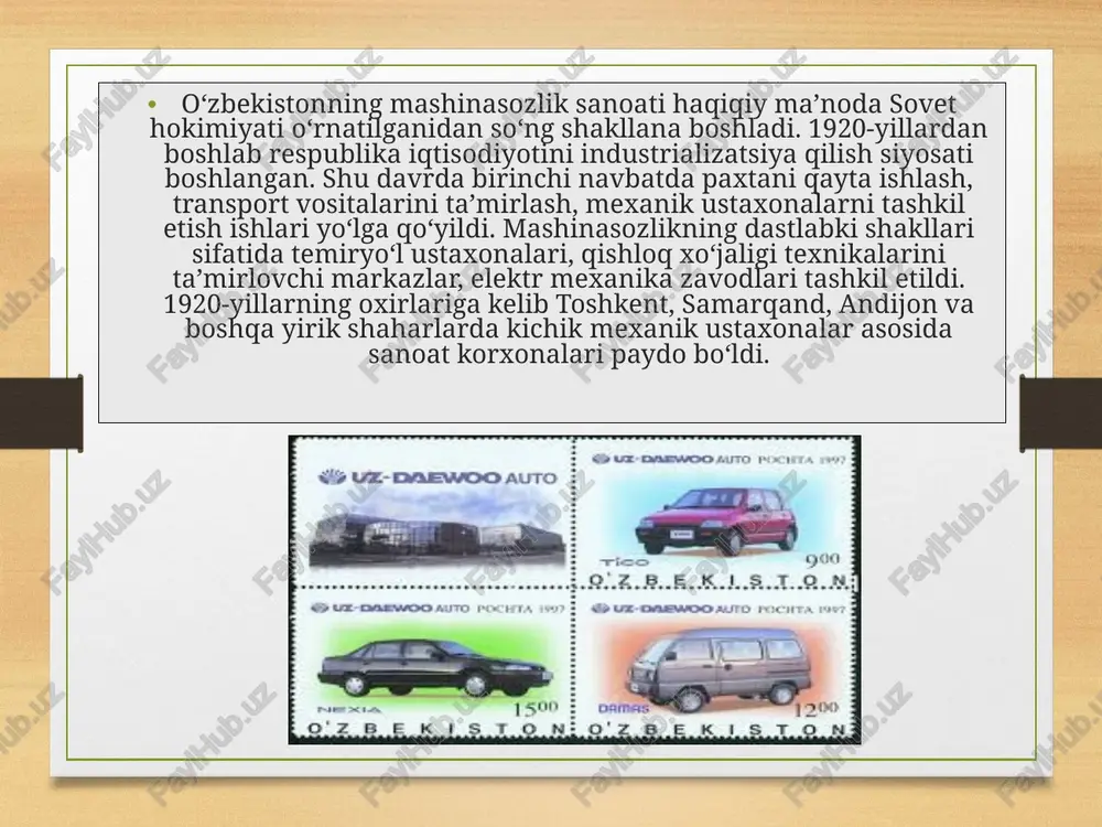 o‘zbekistonda mashinasozlik sanoati - Page 5