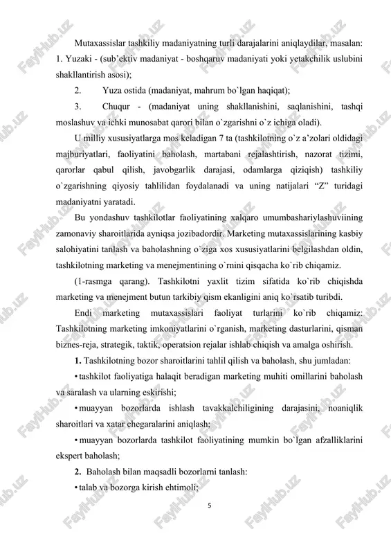 otlash uchun quyidagi majburiy talablarni qo`yadilar: 1. faoliyat jarayonini sinash va tahlil qilish ish uslubini va marketing bo`yicha mutaxassisning ancha murakkab ishini yuqori sifatli bajarish uchun zarur bo`lgan ko`rsatkichlarni aniqlashi kerak; 2. sinov kamida bir nechta xarakterli ko`rsatkichlarni o`lchashi kerak; 3. ushbu belgi haqiqatan ham ishning sifati bilan bog`liqligini va mutaxassis-marketolog uchun muhimligini isbotlash kerak. muayyan talablar yoki shartlar bo`yicha mutaxassisni tanlashning tegishli usuli tanlov usuli ish uslubining alohida muhim elementlariga mos keladigan talabgorning o`ziga xos qobiliyatlarini aniqlaydigan aniqlik darajasini belgilaydi. sinovni ikki marta o`tkazish tavsiya etiladi: yollashdan oldin va sinov muddati muvaffaqiyatli tugaganidan keyin (taxminan 6 oydan keyin). sinov natijalari sir saqlanadi. yollash to`g`risidagi qaror ularni ko`rib chiqmasdan qabul qilinadi. qabul qilingan marketing bo`yicha mutaxassis minimal ish tajribasiga ega bo`lmaguncha, ular oshkor qilinmaydi. marketing mutaxassisining kasbiy muvofiqliligini baholash faqat olti oydan so`ng amalga oshiriladi va keyin ushbu baholash natijalari o`sha paytgacha sir saqlanib qolgan testlar natijalari bilan taqqoslanadi. kelajakda …