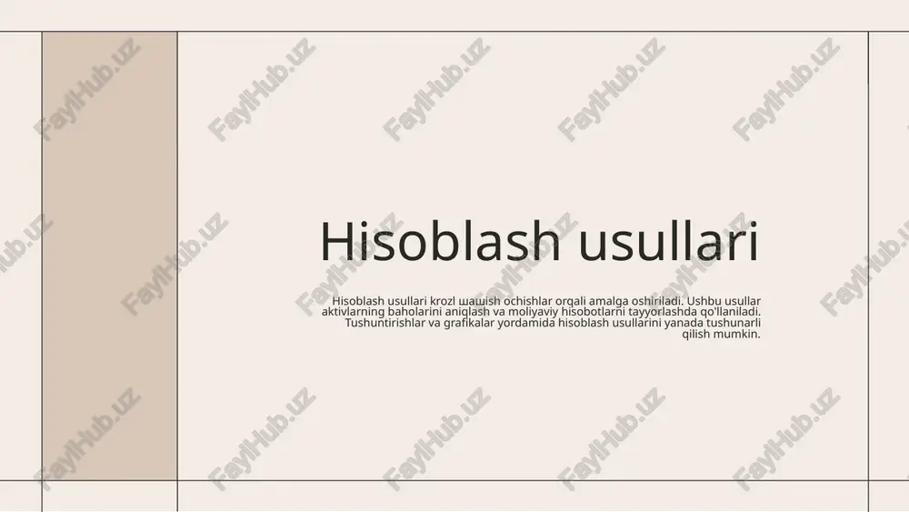 asosiy vositalar va nomoddiy aktivlar hisobi - Page 5