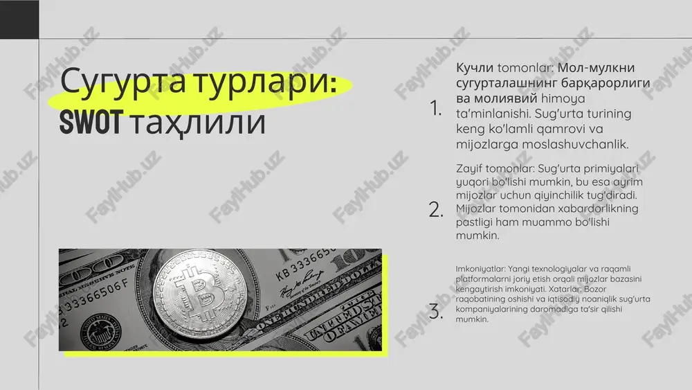 sugurta turlari va ularning ahamiyati - Page 5