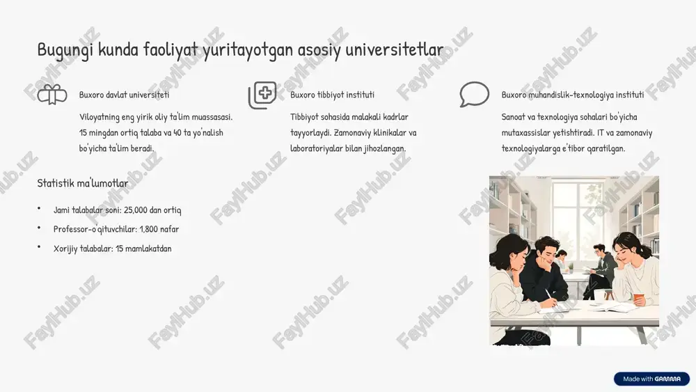 buxoro viloyati universitetlari tarixi - Page 5