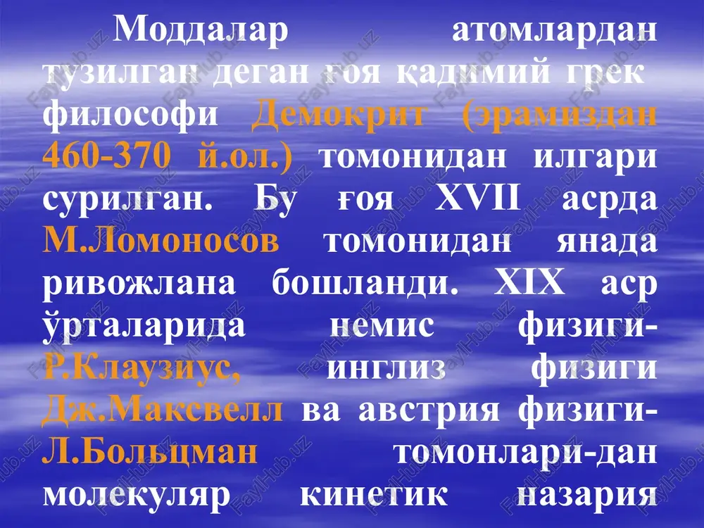 molekulyar fizika va termodinamika asoslari - Page 5