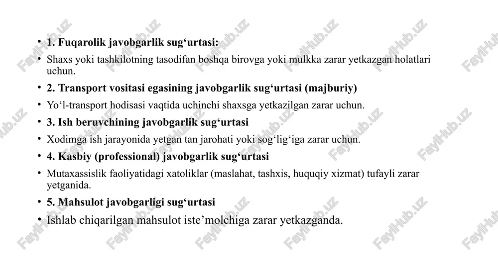javobgarlik sug‘urtasi - Page 5