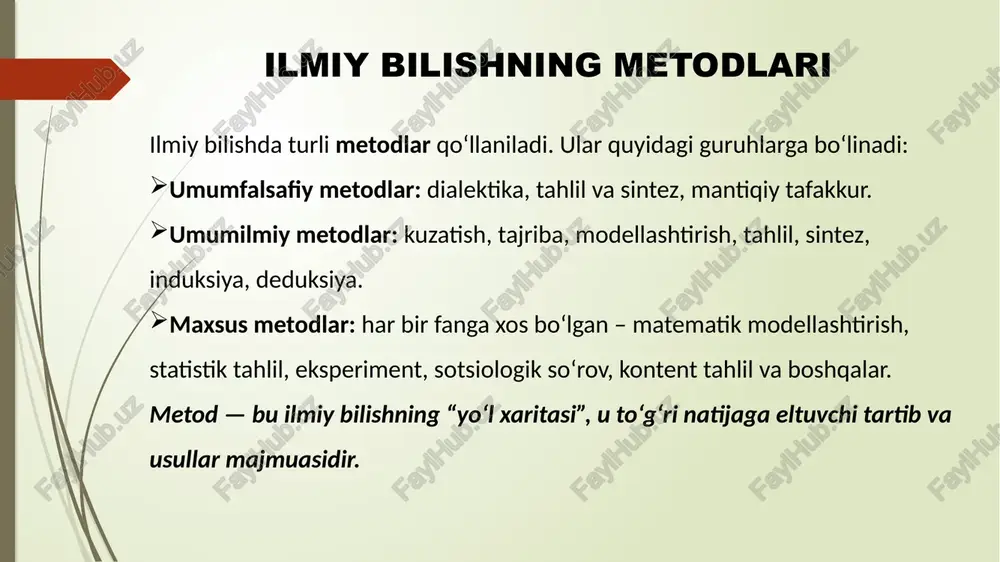 ilmiy bilishning metodologik asoslari - Page 5