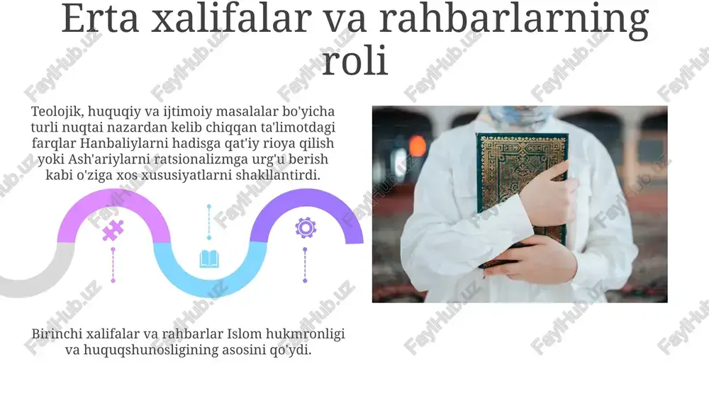 islom ma'naviy maktablari paydo bo'lishi - Page 5