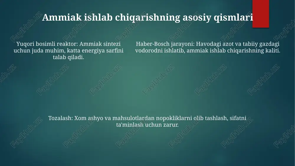 ammiak ishlab chiqarish texnalogiyasi - Page 5